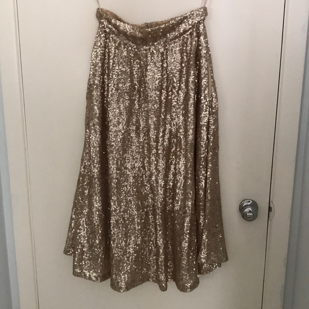 River Island sequin midi skirt